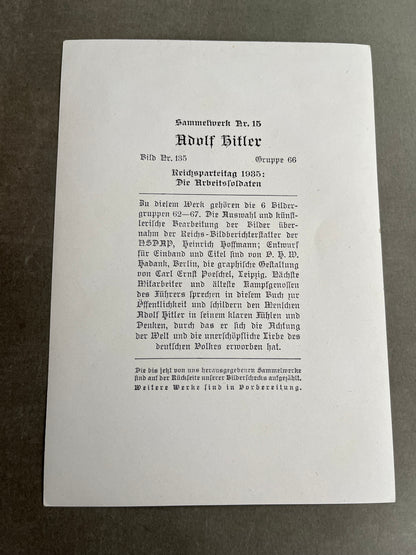 WW2 Tysk "Cigaretten Album" Billede. 12x17 cm. Godt RAD motiv. Original.