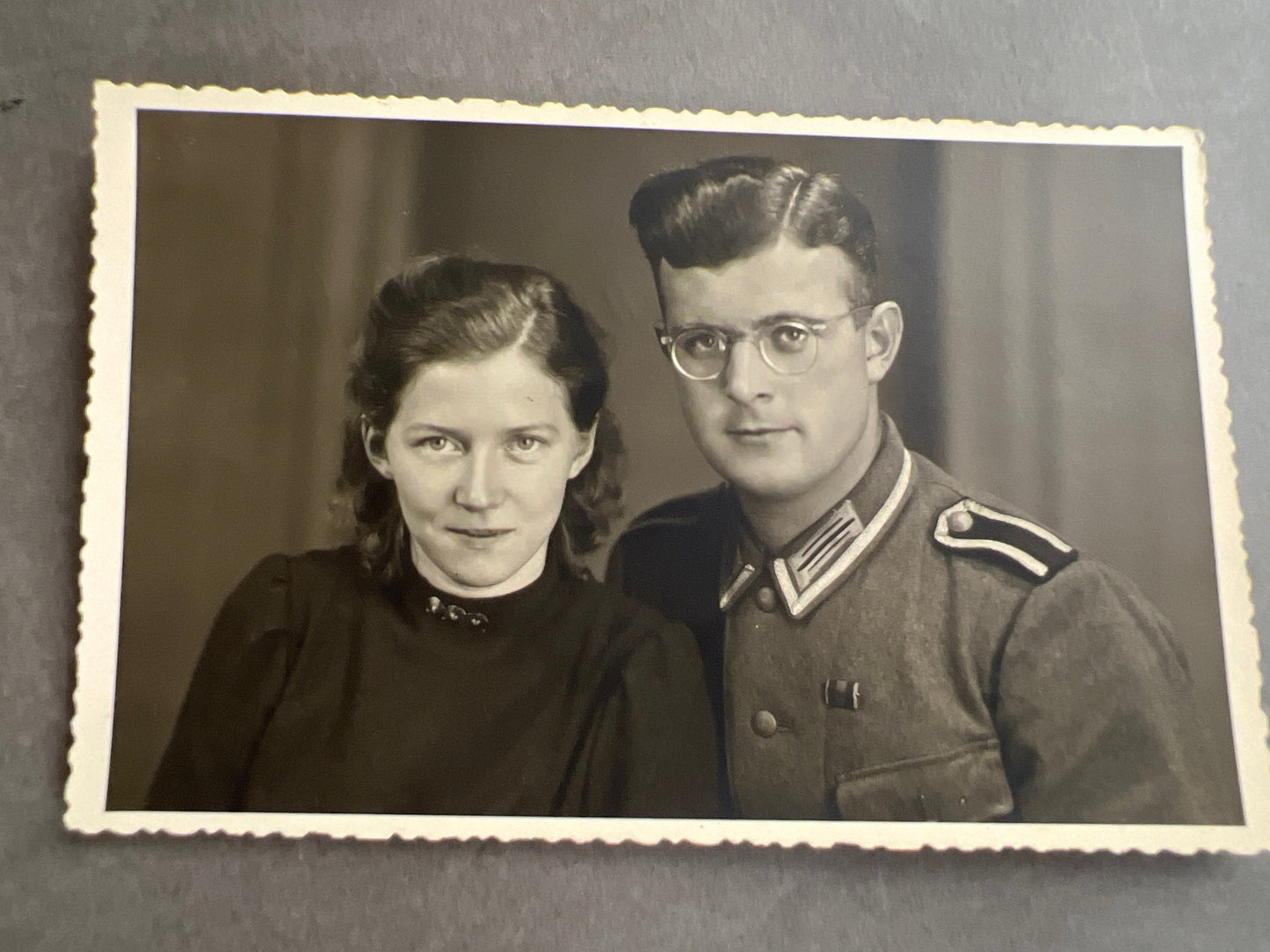 WW2 Tysk Wehrmacht Foto-Postkort. Original.