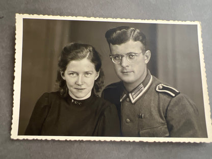 WW2 Tysk Wehrmacht Foto-Postkort. Original.
