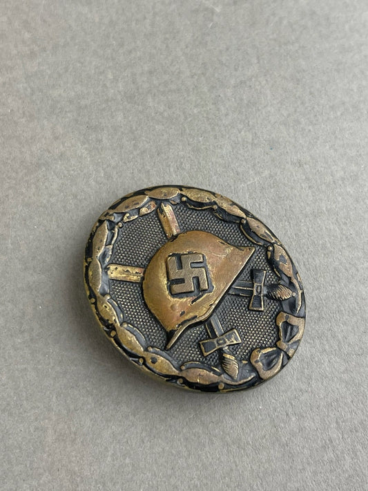 WW2 Tysk Sårettegn i Sort. Original.