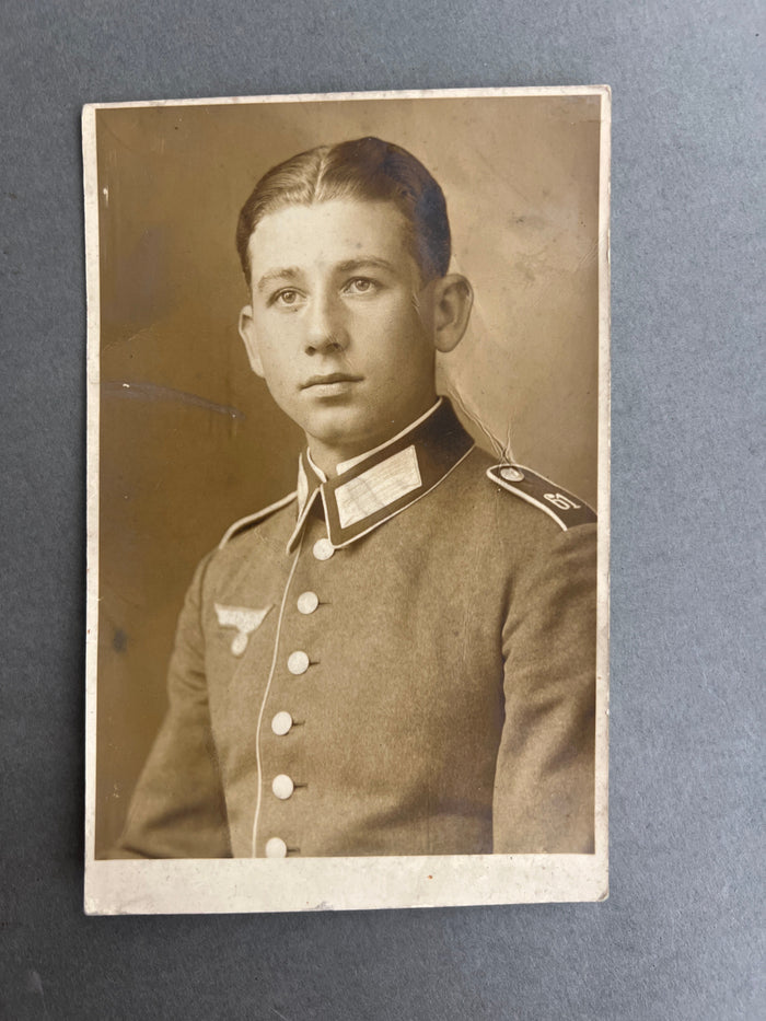 WW2 Tysk Wehrmacht Foto-Postkort. Original.