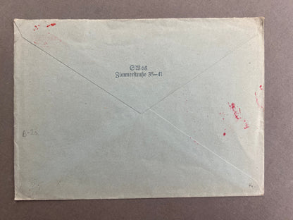 WW2 Tysk Kuvert sendt fra "Oberkommando der Wehrmacht" til Hotel Ero i Danmark. Original.