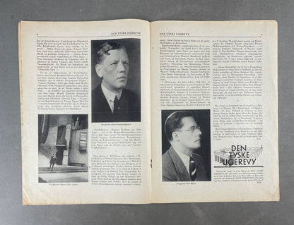 WW2 Dansk Nazistisk "Den Tyske Ugerevy" Blad. Original.