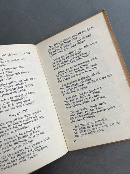 WW1/WW2 Tysk Bog. Original.