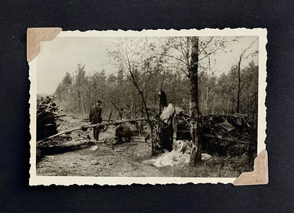 WW2 Tysk Wehrmacht Fotoalbum 1940'erne. MANGE(!) gode billeder fra felttoget i Frankrig. Original.