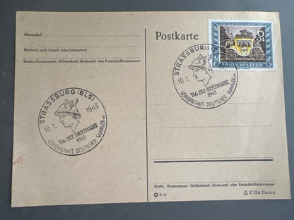 WW2 Tysk Postkort. Original.