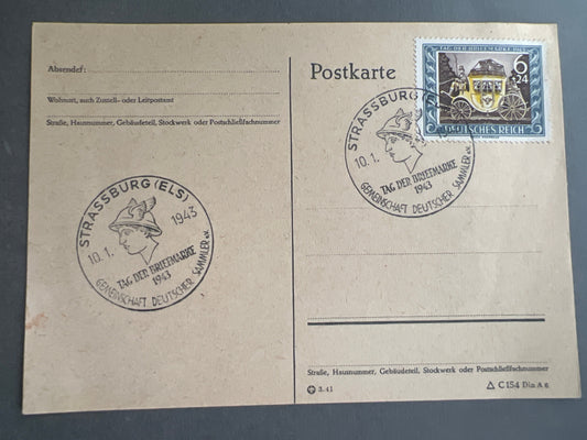 WW2 Tysk Postkort. Original.