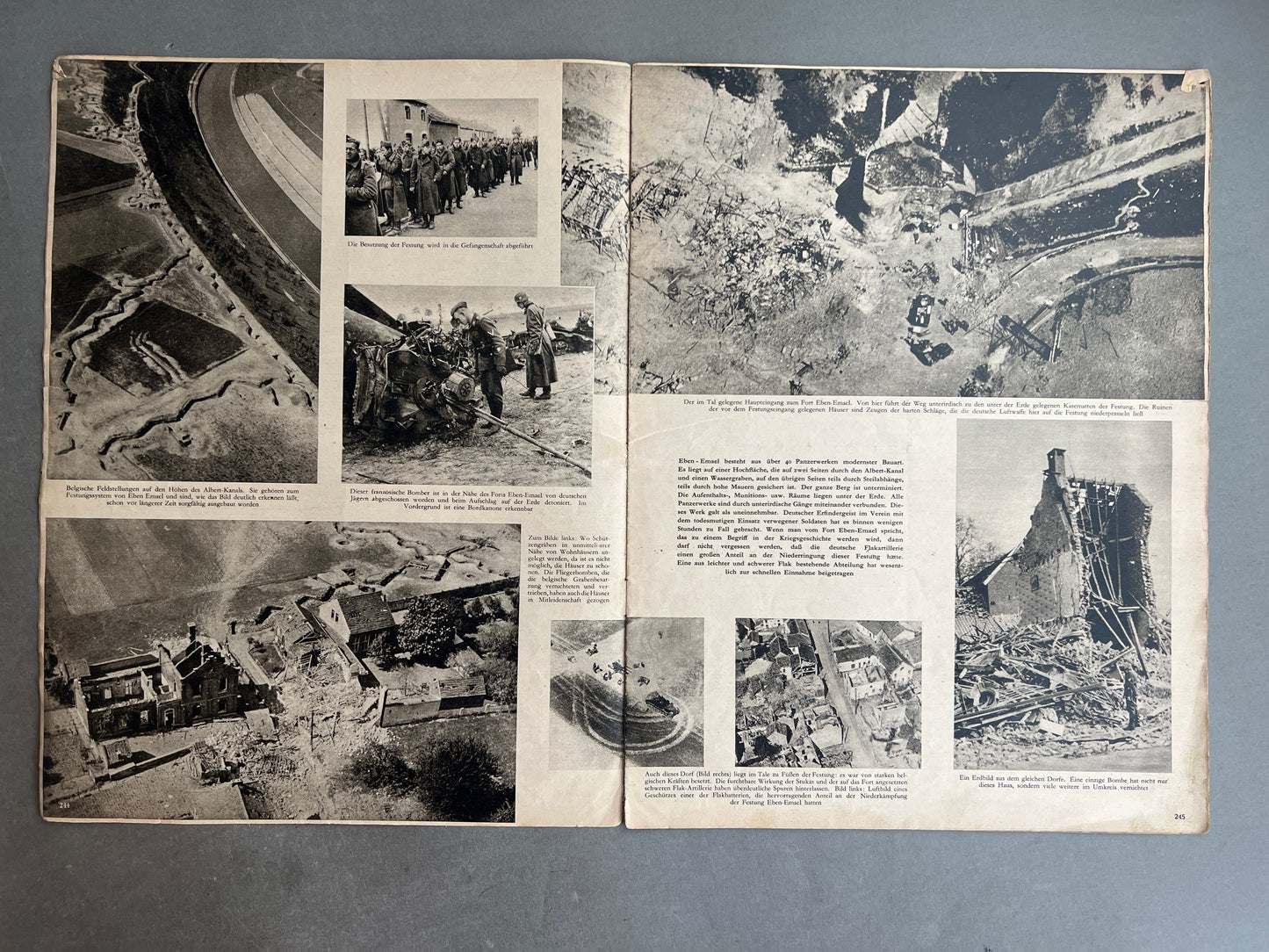 WW2 Tysk Luftwaffe "Der Adler" Blad. Original.