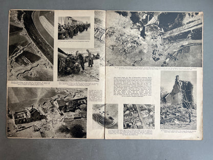 WW2 Tysk Luftwaffe "Der Adler" Blad. Original.