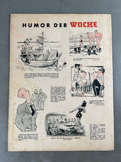 WW2 Tysk "Die Woche" Blad. Gebirgsjäger forside. Original.