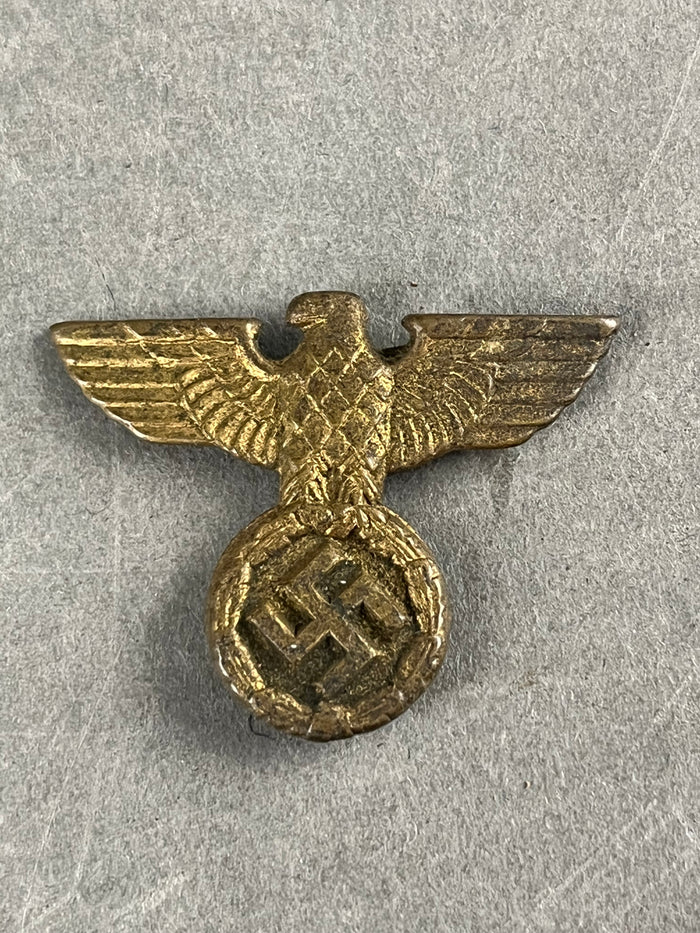 WW2 Tysk Reichsbahn Kasketørn. Original.