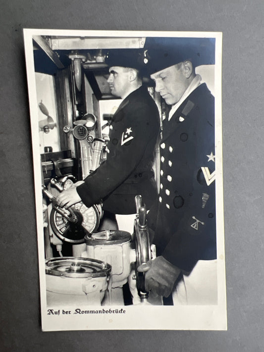 WW2 Tysk Kriegsmarine Postkort. Original.