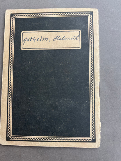 Østtysk DDR Arbeitsbuch. Original.