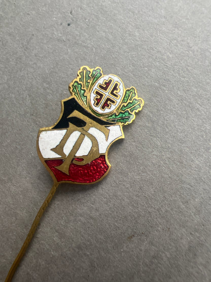 WW2 Tysk DT (Deutscher Turnerbund) Æres Medlemspin. Ses ikke tit. Original.