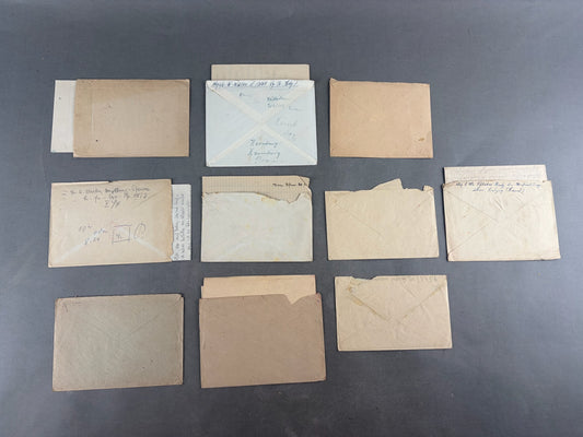 WW2 Tysk Feldpost Lot. 10 Stk. Original.