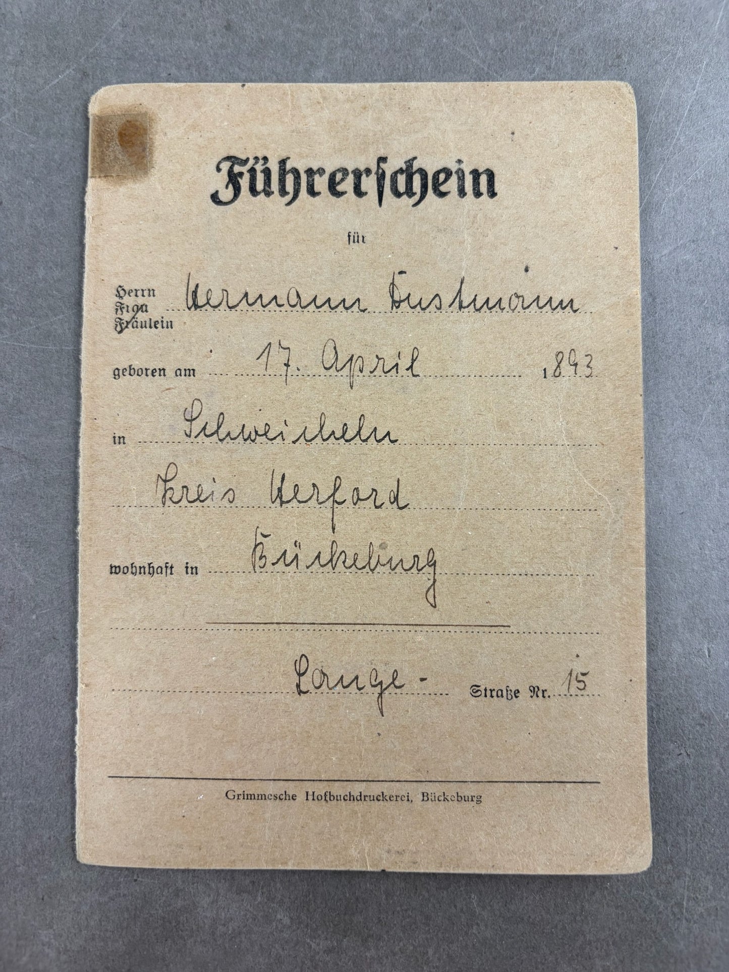 WW2 og Efterkrigs Tysk Blandet Lot. Original.