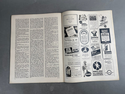 WW2 Tysk "Die Woche" Blad. Original.