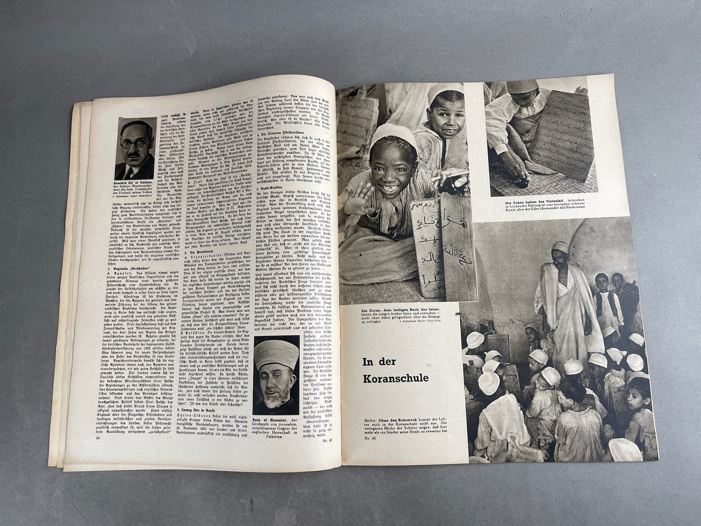 WW2 Tysk "Die Woche" Blad. Original.