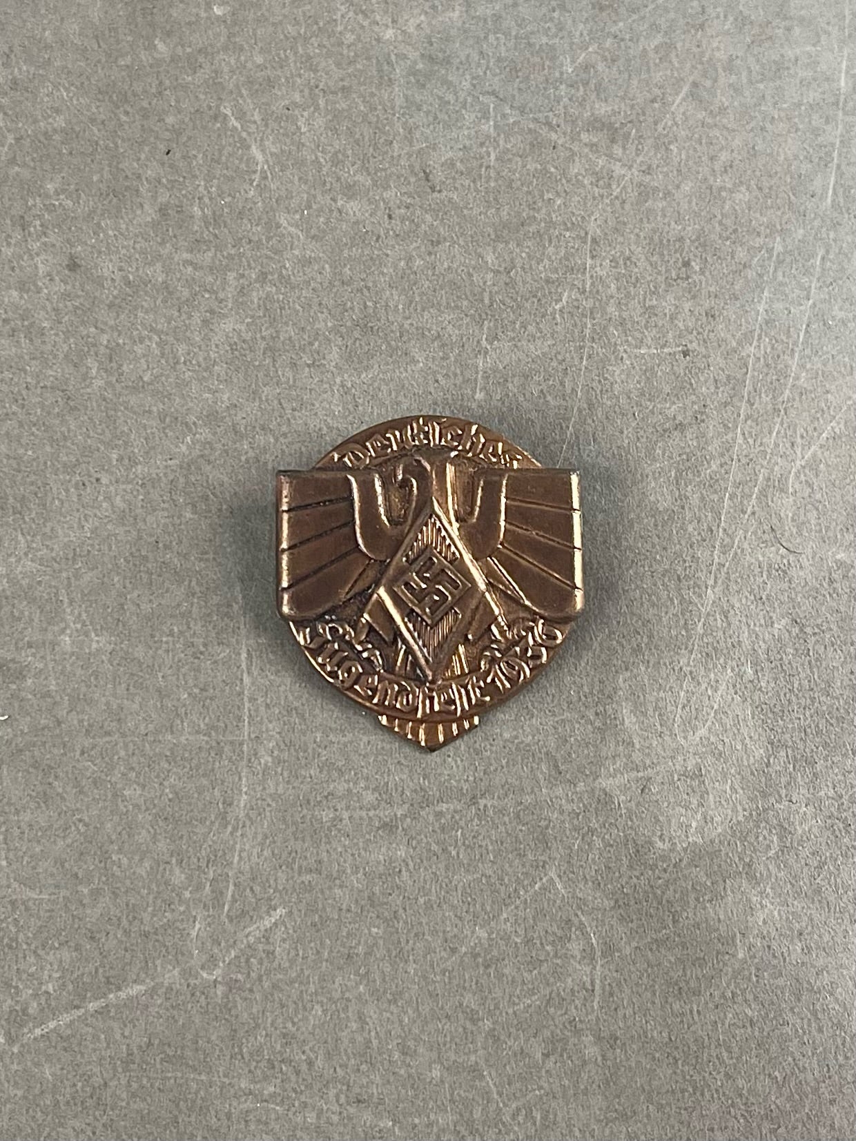 WW2 Tysk HJ Tinnie fra 1936. Original.