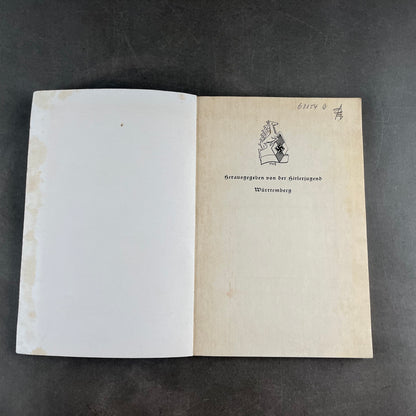 WW2 Tysk Tidlig HJ Sangbog. Sjælden. Original.