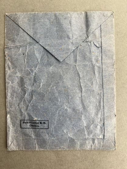 WW2 Tysk Jernkors 2. Klasse Tildelingspose. Fremstiller "Klein & Quenzer". Original.