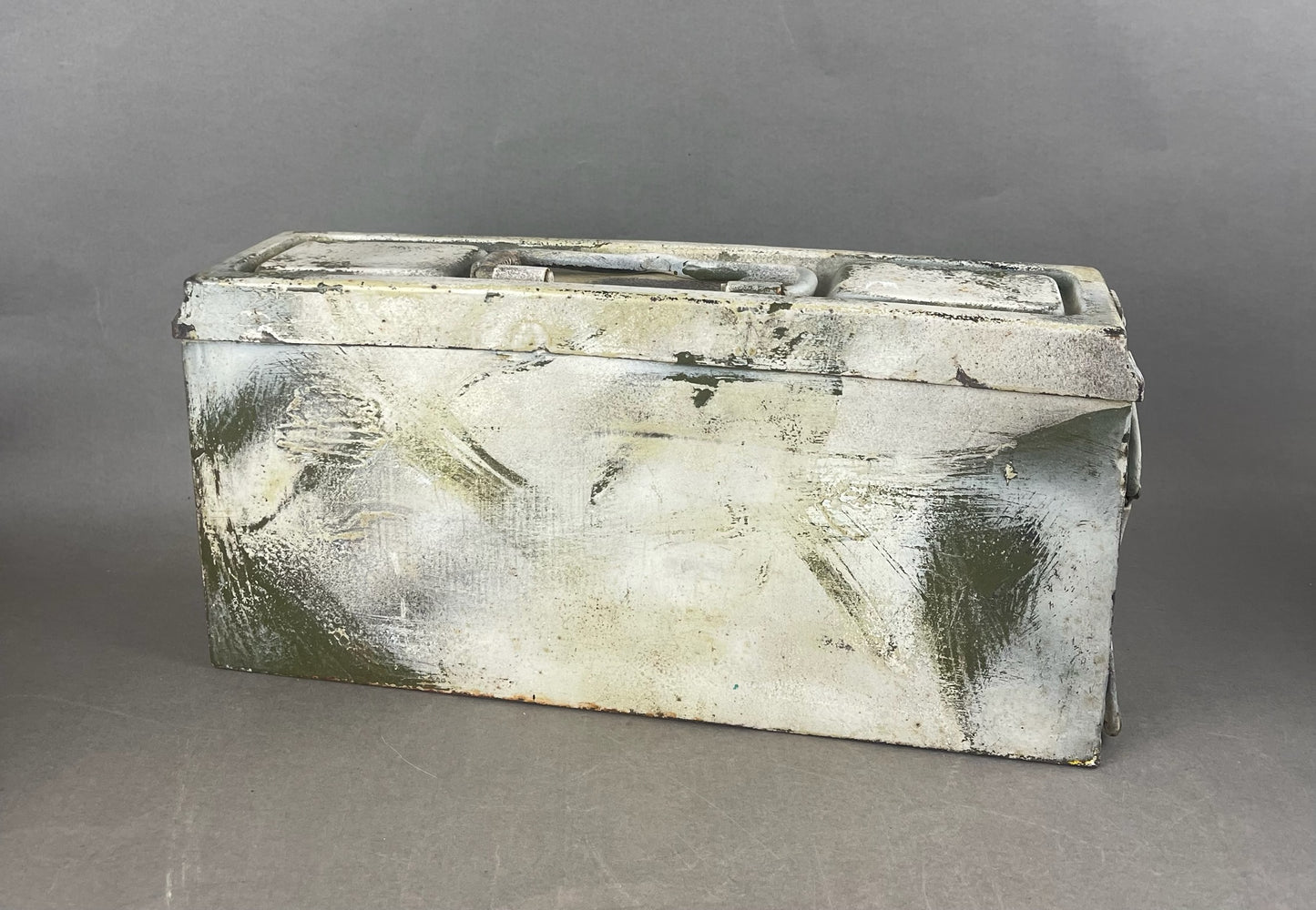 WW2 Tysk MG34/42 Ammunitions Kasse. Nymalet men flot lavet. Original.