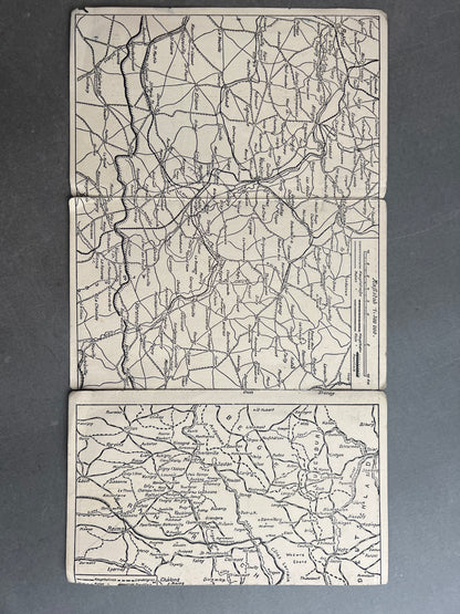 WW1 Tysk "Brieftaschenatlas" for Champagne-Argonnen. Original.