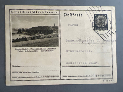 WW2 Tysk Postkort. Med HH-hilsen. Original.