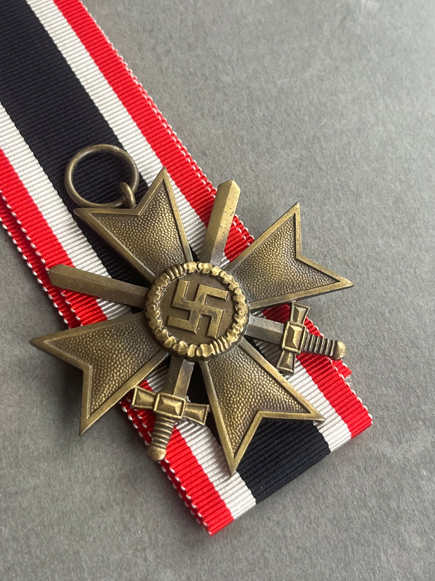 WW2 Tysk Kriegsverdienstkreuz 2. Klasse m. Sværd. Original.