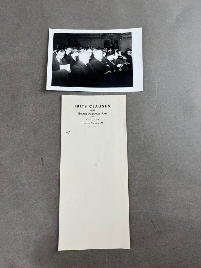 WW2 Dansk DNSAP Frits Clausen Lot. Sjælden! Original.