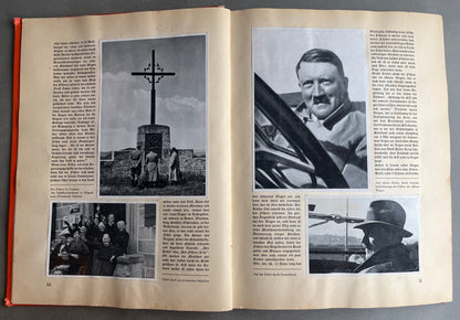 WW2 Tysk “Adolf Hitler” Cigaretten Album. Komplet med alle billeder! Original.