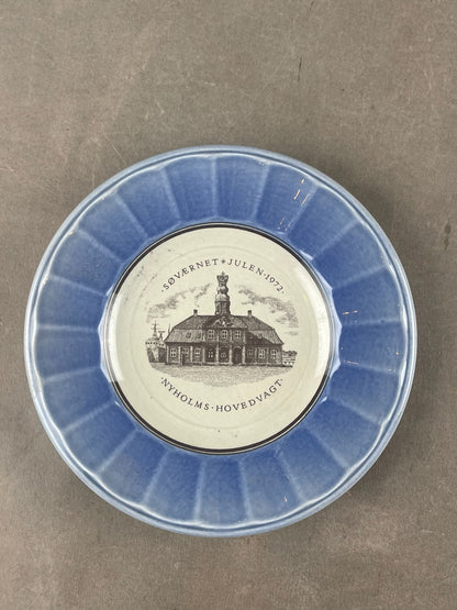 Blandet Lot af Danske militær platter. Original.