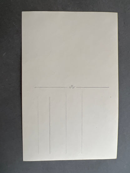 WW2 Tysk Engelsk Postkort med billede af angreb/sabotage. Original.