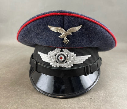 WW2 Tysk Luftwaffe Kasket. Efterkrigs.