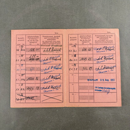Østtysk DDR Lot af "Medlemsbøger". Original.