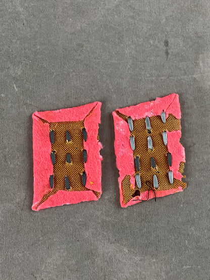 WW2 Tysk Luftwaffe "Flieger-Ingenieurdienst" Kravespejle. Matchende sæt. Original.