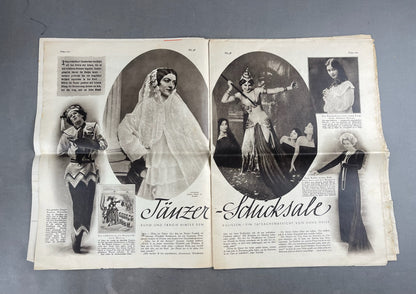 WW2 Tysk Avis fra 1937 med god Reichsheer forsidefoto. Original.