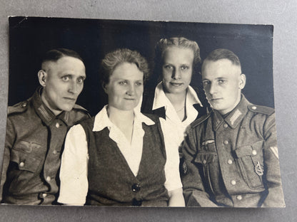 WW2 Tysk Wehrmacht Foto-Postkort. Original.