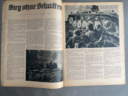 WW2 Tysk "Sieg im Westen" Blad. Stor, større end Signal Blade. Ses ikke tit. Original.