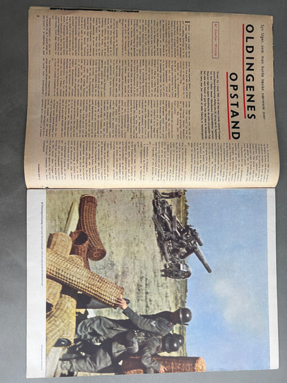 WW2 Tysk/Dansk Signal Blad. Original.