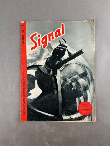 WW2 Tysk Signal Blad. Original.