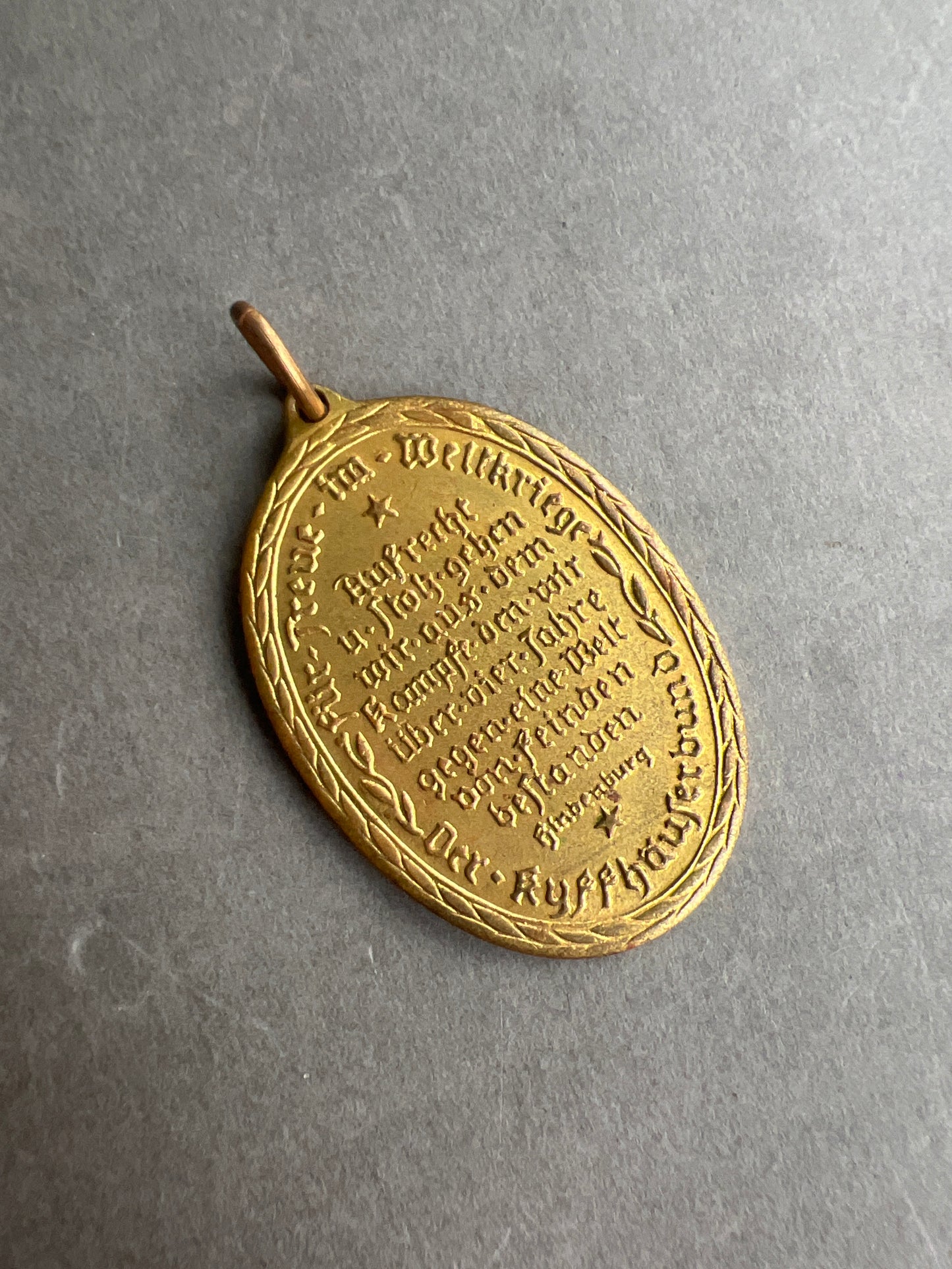 WW1 Tysk Medalje. Original.