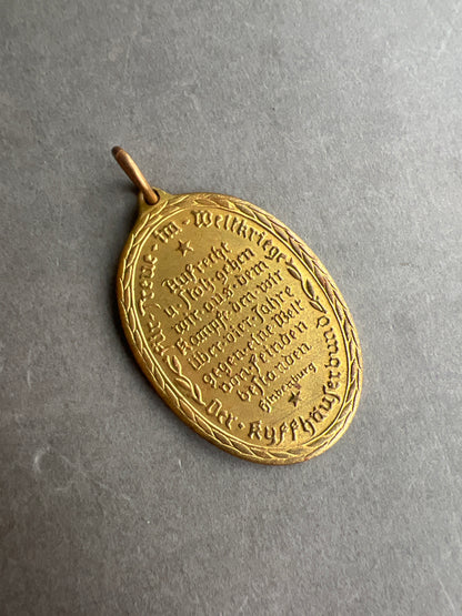 WW1 Tysk Medalje. Original.