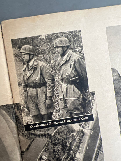 WW2 Tysk Luftwaffe "Der Adler" Blad. Original.