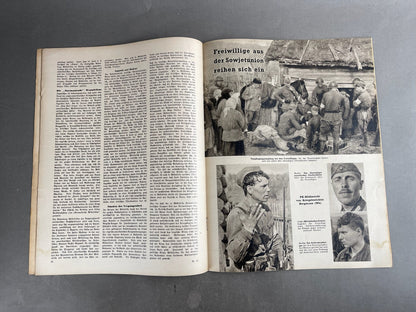 WW2 Tysk "Die Woche" Blad. Original.
