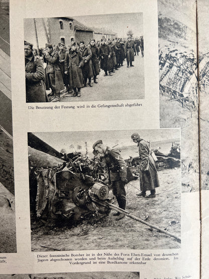 WW2 Tysk Luftwaffe "Der Adler" Blad. Original.