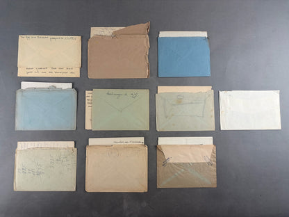 WW2 Tysk Feldpost Lot. 10 Stk. Original.