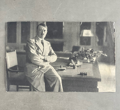 WW2 Tysk Stort Adolf Hitler Billede. Original.