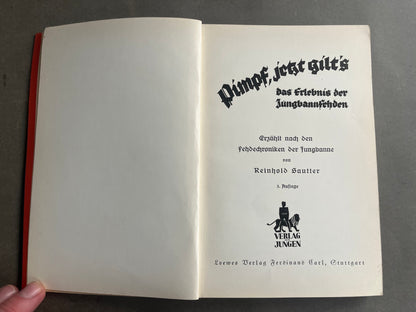 WW2 Tysk HJ Bog. Med Hilsen/Dedikation. Mange gode billeder. Original.