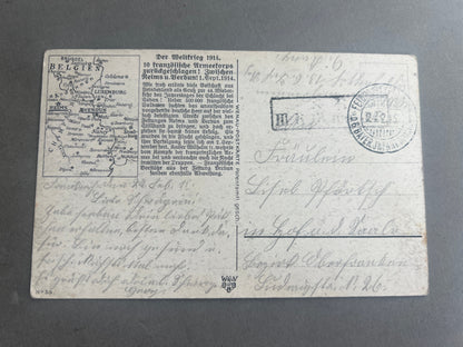 WW1 Tysk Postkort. Original.